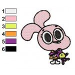 Fanboy and Chum Chum Anais Watterson Embroidery Design